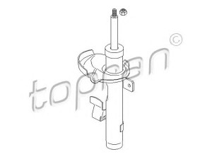 TOPRAN 302 467 amortizatorius 
 Pakaba -> Amortizatorius
1 234 204, 1 234 205, 1 306 049