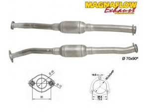 MAGNAFLOW 80963D katalizatoriaus keitiklis 
 Išmetimo sistema -> Katalizatoriaus keitiklis
1705CK, 1705CL, 1705FH, 1705PP
