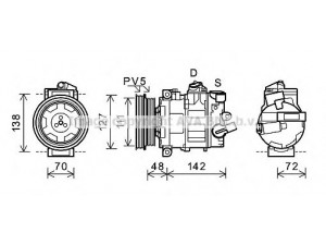 AVA QUALITY COOLING AIK359 kompresorius, oro kondicionierius 
 Oro kondicionavimas -> Kompresorius/dalys
1K0820808E, 1K0820808E