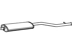 FENNO P1894 vidurinis duslintuvas 
 Išmetimo sistema -> Duslintuvas
1717-P5