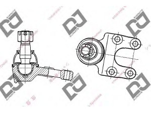 DJ PARTS DB1282 atramos/vairo trauklė 
 Ašies montavimas/vairavimo mechanizmas/ratai -> Sujungimai -> Atramos/vairo trauklė
401607F000