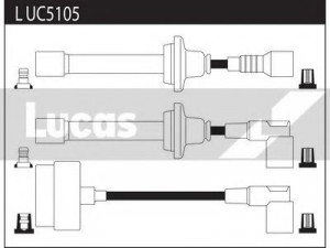 LUCAS ELECTRICAL LUC5105 uždegimo laido komplektas 
 Kibirkšties / kaitinamasis uždegimas -> Uždegimo laidai/jungtys