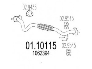 MTS 01.10115 išleidimo kolektorius 
 Išmetimo sistema -> Išmetimo vamzdžiai
1062394