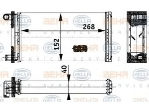 HELLA 8FH 351 312-391 šilumokaitis, salono šildymas 
 Šildymas / vėdinimas -> Šilumokaitis
001 835 76 01, 001 835 76 04, 002 835 62 01
