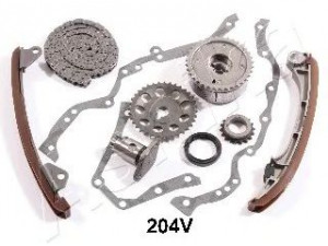 ASHIKA KCK204V pavaros grandinės komplektas 
 Variklis -> Variklio uždegimo laiko reguliavimo kontrolė -> Sinchronizavimo grandinė/įtempiklis/kreiptuvas -> Pavaros grandinės komplektas
13050-22011, 13506-88600, 13521-22020