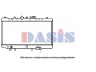 AKS DASIS 110360N radiatorius, variklio aušinimas 
 Aušinimo sistema -> Radiatorius/alyvos aušintuvas -> Radiatorius/dalys
B63115200A