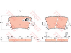 TRW GDB3408 stabdžių trinkelių rinkinys, diskinis stabdys 
 Techninės priežiūros dalys -> Papildomas remontas
43022SMGE00, 43022SMGE01, 43022SMGE02