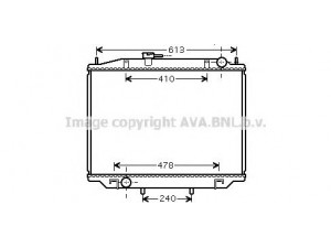 AVA QUALITY COOLING DN2180 radiatorius, variklio aušinimas 
 Aušinimo sistema -> Radiatorius/alyvos aušintuvas -> Radiatorius/dalys
1958982, 1958983, 214107F400