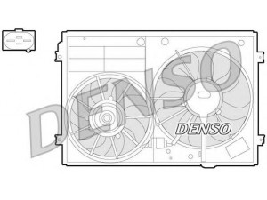 DENSO DER32012 ventiliatorius, radiatoriaus 
 Aušinimo sistema -> Oro aušinimas
1K0121205AB, 1K0121205AD, 1K0121205B