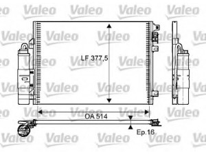 VALEO 814051 kondensatorius, oro kondicionierius 
 Oro kondicionavimas -> Kondensatorius
6001550660, 6001550660, 8200513983