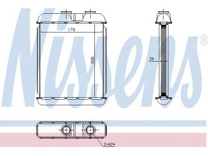 NISSENS 72670 šilumokaitis, salono šildymas 
 Šildymas / vėdinimas -> Šilumokaitis
1618 312, 93180006