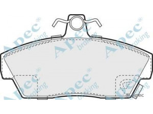 APEC braking PAD657 stabdžių trinkelių rinkinys, diskinis stabdys 
 Techninės priežiūros dalys -> Papildomas remontas
GBP90326AF, GBP90328