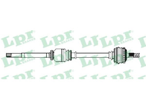 LPR DS52699 kardaninis velenas 
 Ratų pavara -> Kardaninis velenas
4341005370
