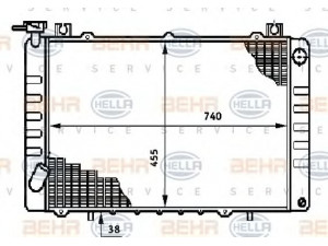 HELLA 8MK 376 708-621 radiatorius, variklio aušinimas 
 Aušinimo sistema -> Radiatorius/alyvos aušintuvas -> Radiatorius/dalys
21400-20J00