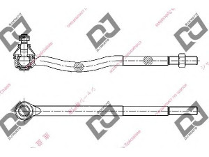 DJ PARTS DE1076 skersinės vairo trauklės galas 
 Vairavimas -> Vairo mechanizmo sujungimai
48820-60A00, 4882060A00
