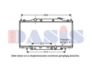 AKS DASIS 100075N radiatorius, variklio aušinimas 
 Aušinimo sistema -> Radiatorius/alyvos aušintuvas -> Radiatorius/dalys
19010PNC901, 19010PNCJ51