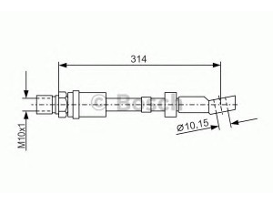 BOSCH 1 987 476 408 stabdžių žarnelė 
 Stabdžių sistema -> Stabdžių žarnelės
5 62 325, 90147349, 5 62 325, 90 147 349