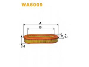 WIX FILTERS WA6009 oro filtras 
 Filtrai -> Oro filtras
5003231, 5004383, A770X9601UA, A780X9601LA