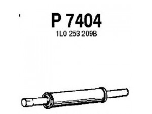 FENNO P7404 vidurinis duslintuvas 
 Išmetimo sistema -> Duslintuvas
1L0253209B, 1L0253209J, 357253209D