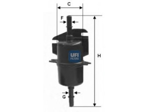 UFI 31.740.00 kuro filtras 
 Techninės priežiūros dalys -> Papildomas remontas
46416684, 71736106