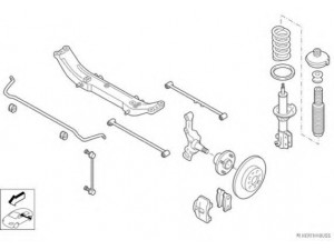 HERTH+BUSS JAKOPARTS N00281-HA vairavimo mechanizmas; rato pakaba 
 Ašies montavimas/vairavimo mechanizmas/ratai -> Prekių paieška pagal schemą