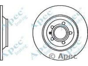 APEC braking DSK2854 stabdžių diskas 
 Dviratė transporto priemonės -> Stabdžių sistema -> Stabdžių diskai / priedai
4F0615601G