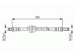 BOSCH 1 987 476 021 stabdžių žarnelė 
 Stabdžių sistema -> Stabdžių žarnelės
6114613, 84FB 2078 AA