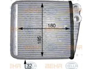 HELLA 8FH 351 315-771 šilumokaitis, salono šildymas 
 Šildymas / vėdinimas -> Šilumokaitis
1KD 819 031