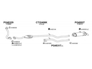 VENEPORTE 450520 išmetimo sistema 
 Išmetimo sistema -> Išmetimo sistema, visa