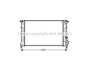 AVA QUALITY COOLING RT2115 radiatorius, variklio aušinimas 
 Aušinimo sistema -> Radiatorius/alyvos aušintuvas -> Radiatorius/dalys
7700795175