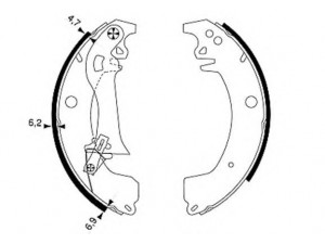 HELLA PAGID 8DB 355 002-101 stabdžių trinkelių komplektas 
 Techninės priežiūros dalys -> Papildomas remontas
9109408, 7701202205, 7701202598
