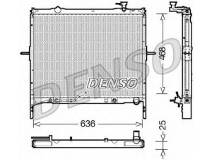 DENSO DRM43002 radiatorius, variklio aušinimas 
 Aušinimo sistema -> Radiatorius/alyvos aušintuvas -> Radiatorius/dalys
253103E830