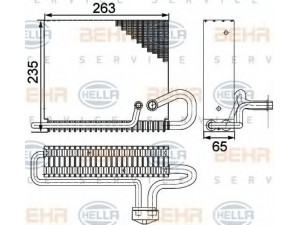 HELLA 8FV 351 330-271 garintuvas, oro kondicionierius 
 Oro kondicionavimas -> Garintuvas
2 E08 200 91, 6 801 268 5AA, 001 830 96 58