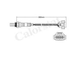 CALORSTAT by Vernet LS140019 lambda jutiklis 
 Variklis -> Variklio elektra
855390, 25335280