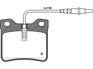 OPEN PARTS BPA0321.02 stabdžių trinkelių rinkinys, diskinis stabdys 
 Techninės priežiūros dalys -> Papildomas remontas
425081, 425193