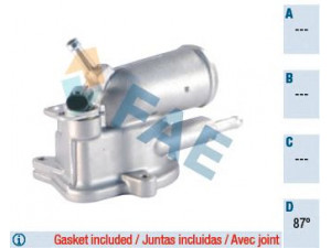 FAE 5349887 termostatas, aušinimo skystis 
 Aušinimo sistema -> Termostatas/tarpiklis -> Thermostat
611 200 00 15, 611 203 00 75, 611 203 02 75