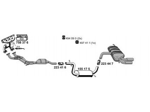 ERNST 010526 išmetimo sistema 
 Išmetimo sistema -> Išmetimo sistema, visa