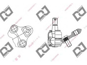 DJ PARTS DB1006 atramos/vairo trauklė 
 Ašies montavimas/vairavimo mechanizmas/ratai -> Sujungimai -> Atramos/vairo trauklė
43330-09070, 43330-19115, 4333009070