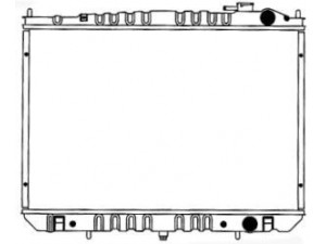 SAKURA  Automotive 1340-0123 radiatorius, variklio aušinimas