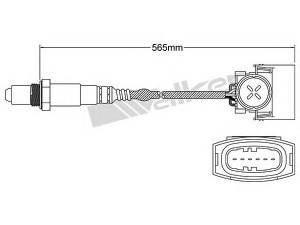 WALKER PRODUCTS 250-25010 lambda jutiklis 
 Išmetimo sistema -> Lambda jutiklis
8 55 392, 9195882, 9200392, 920092