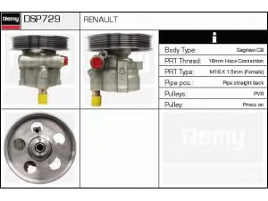 DELCO REMY DSP729 hidraulinis siurblys, vairo sistema 
 Vairavimas -> Vairo pavara/siurblys
77 00 823 737, 77 00 826 568D