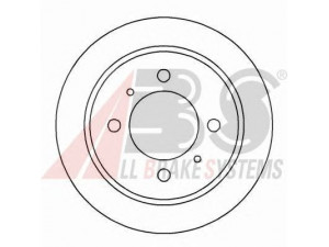 A.B.S. 16212 stabdžių diskas 
 Dviratė transporto priemonės -> Stabdžių sistema -> Stabdžių diskai / priedai
43206-58Y01, 43206-58Y02