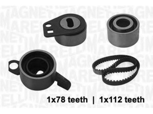MAGNETI MARELLI 341301330000 paskirstymo diržo komplektas 
 Techninės priežiūros dalys -> Papildomas remontas