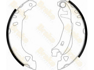 Brake ENGINEERING SH1269 stabdžių trinkelių komplektas 
 Techninės priežiūros dalys -> Papildomas remontas
0005890500, 5888433, 5890500, 71738376