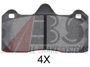 A.B.S. 35042 OE stabdžių trinkelių rinkinys, diskinis stabdys 
 Techninės priežiūros dalys -> Papildomas remontas
A132J0002S