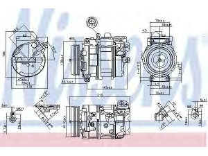 NISSENS 890073 kompresorius, oro kondicionierius 
 Oro kondicionavimas -> Kompresorius/dalys
4471907880, 4471907881, 4471907882