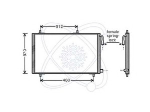 ELECTRO AUTO 30C0067 kondensatorius, oro kondicionierius 
 Oro kondicionavimas -> Kondensatorius
6455CH, 6455CJ, 96518670