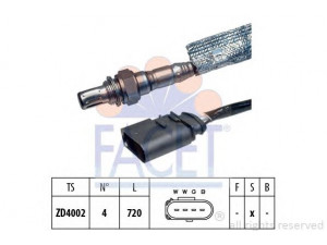 FACET 10.7163 lambda jutiklis 
 Išmetimo sistema -> Jutiklis/zondas
030 906 265 BS, 030 906 265 BT