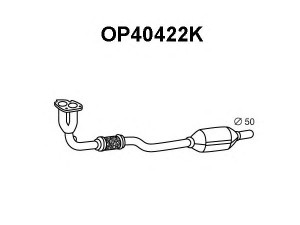 VENEPORTE OP40422K katalizatoriaus keitiklis 
 Išmetimo sistema -> Katalizatoriaus keitiklis
24418589, 24418591, 5854198, 5854261