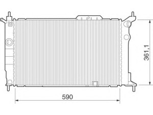 MAGNETI MARELLI 350213277000 radiatorius, variklio aušinimas 
 Aušinimo sistema -> Radiatorius/alyvos aušintuvas -> Radiatorius/dalys
1300116, 1300147